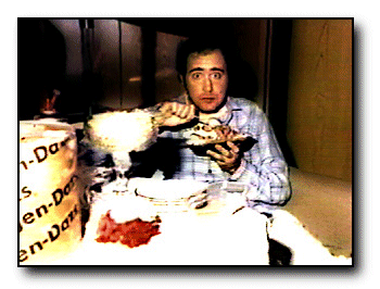 Andy eating Ice Cream